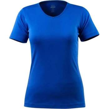 Mascot t-shirt Nice dames korenblauw