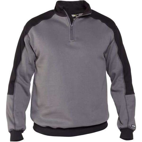 DASSY Basiel Werktrui Sweater Grijs/Zwart DASSY Basiel Werktrui Sweater Grijs/Zwart