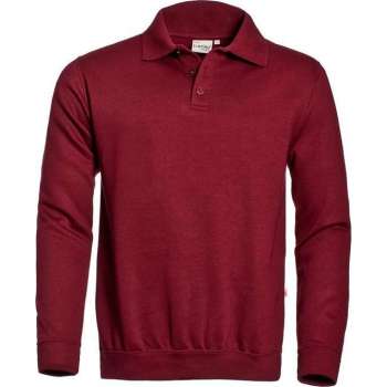 Santino Robin Polo Sweater lange mouw - Antraciet - XXL