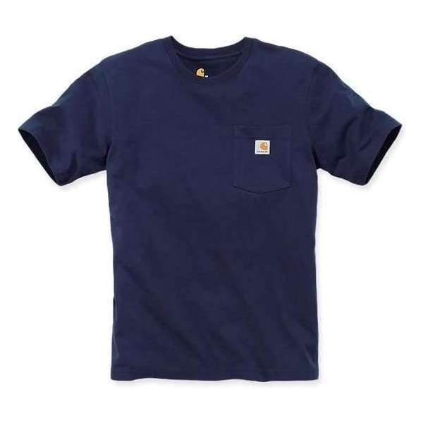 Carhartt 103296 Workwear Pocket T-Shirt - Relaxed Fit - Navy - XL Carhartt 103296 Workwear Pocket T-Shirt - Relaxed Fit - Navy - XL