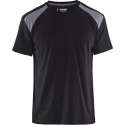 Blåkläder 3379-1042 T-shirt Bi-Colour Zwart/Grijs maat S