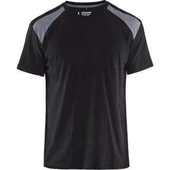 Blåkläder 3379-1042 T-shirt Bi-Colour Zwart/Grijs maat S