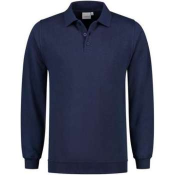 Santino Robin Polo Sweater lange mouw - Marine - XXL