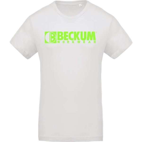 Beckum Workwear EBTS04 T-shirt met logo Wit XXL Beckum Workwear EBTS04 T-shirt met logo Wit XXL