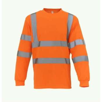 RWS T-shirt, met lange mouwen, S t/m 3XL L Oranje