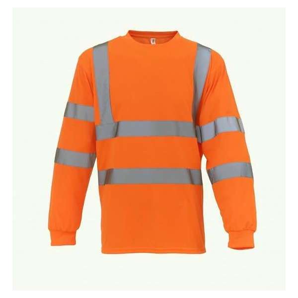 RWS T-shirt, met lange mouwen, S t/m 3XL L Oranje RWS T-shirt, met lange mouwen, S t/m 3XL L Oranje