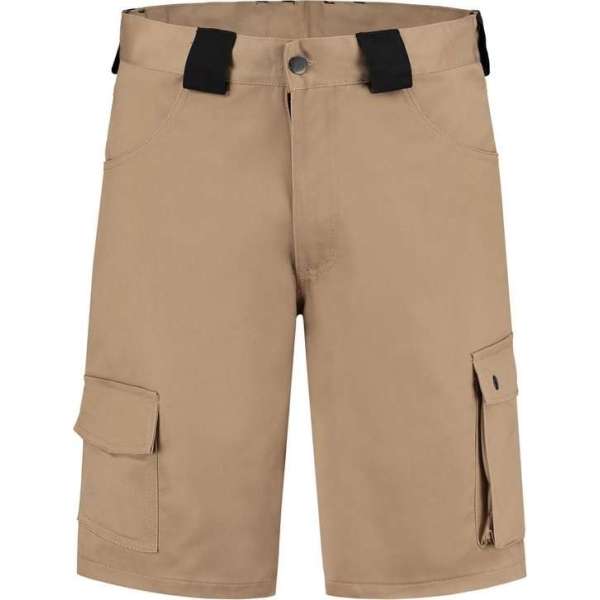 BT K_P Korte Werkbroek Khaki/ZwartNL:44 BE:38 BT K_P Korte Werkbroek Khaki/ZwartNL:44 BE:38