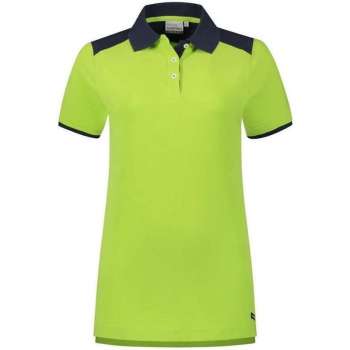 Santino Tivoli 2color Dames Polo-shirt (210g/m2) - Limegroen | Marine - L