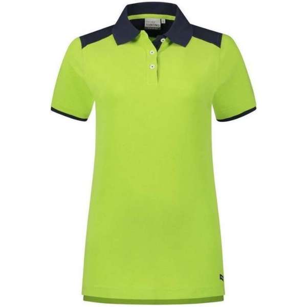 Santino Tivoli 2color Dames Polo-shirt (210g/m2) - Limegroen | Marine - L Santino Tivoli 2color Dames Polo-shirt (210g/m2) - Limegroen | Marine - L