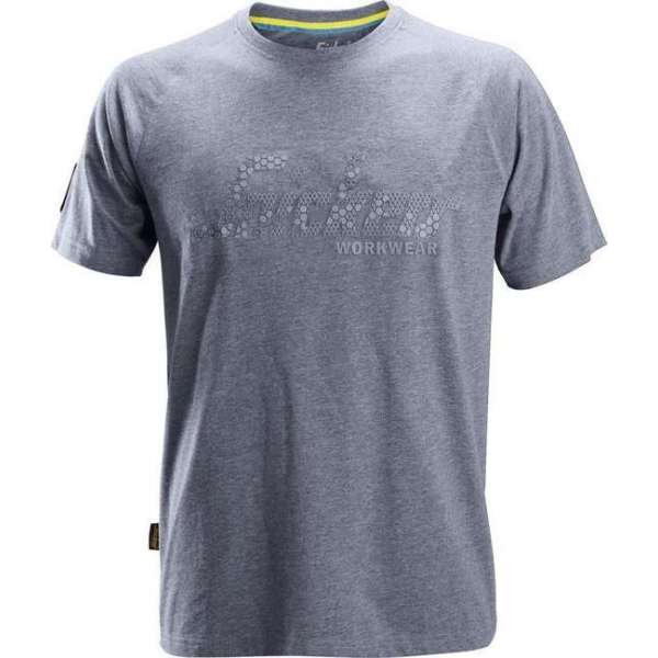 Snickers Workwear Logo T-shirt Blauw Grijs XXL Snickers Workwear Logo T-shirt Blauw Grijs XXL