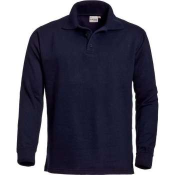 Santino Rick Polo sweater lange mouwen - Zwart - XXL