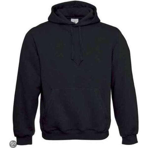 B&C Hooded Sweater 80/20 Black, maat XXXL B&C Hooded Sweater 80/20 Black, maat XXXL