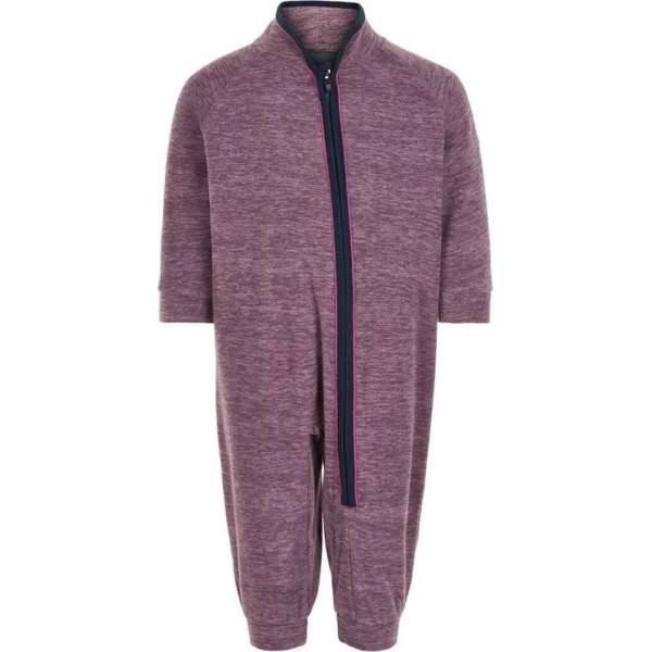 Color Kids - Fleece overall voor baby's - Melange - Artic Dusk - maat 86cm Color Kids - Fleece overall voor baby's - Melange - Artic Dusk - maat 86cm