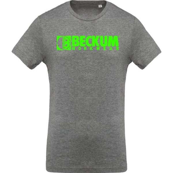 Beckum Workwear EBTS04 T-shirt met logo Grey Heather S Beckum Workwear EBTS04 T-shirt met logo Grey Heather S