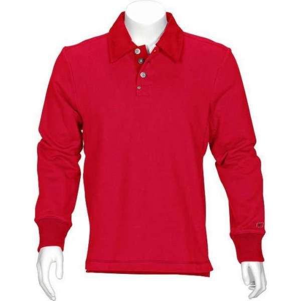 T'RIFFIC® SOLID Polosweater Brushed inside 80/20% katoen/polyester Rood size XL T'RIFFIC® SOLID Polosweater Brushed inside 80/20% katoen/polyester Rood size XL