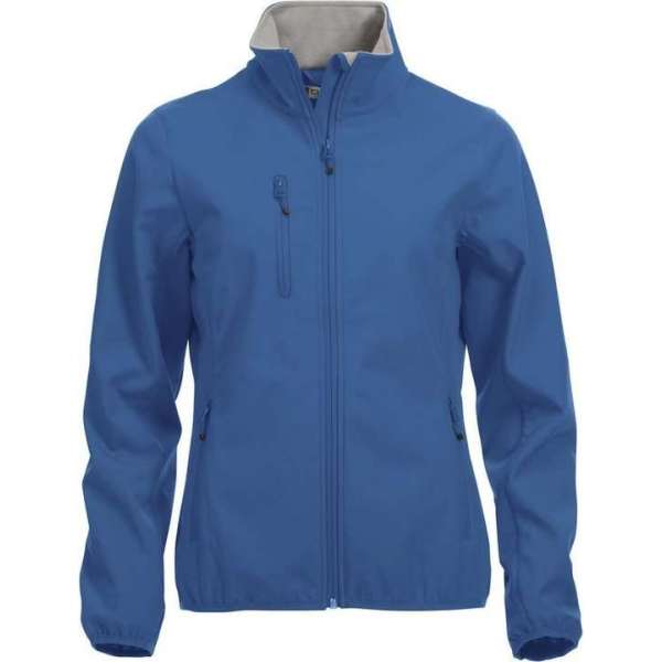 Clique Basic Softshell Jas Dames Kobalt maat XS Clique Basic Softshell Jas Dames Kobalt maat XS