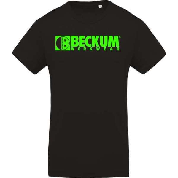 Beckum Workwear EBTS04 T-shirt met logo Zwart 3XL Beckum Workwear EBTS04 T-shirt met logo Zwart 3XL