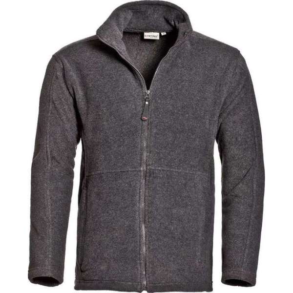 Santino Bormio Fleecejack lange mouwen +Rits - Geen bedrukking - Marine - XL Santino Bormio Fleecejack lange mouwen +Rits - Geen bedrukking - Marine - XL