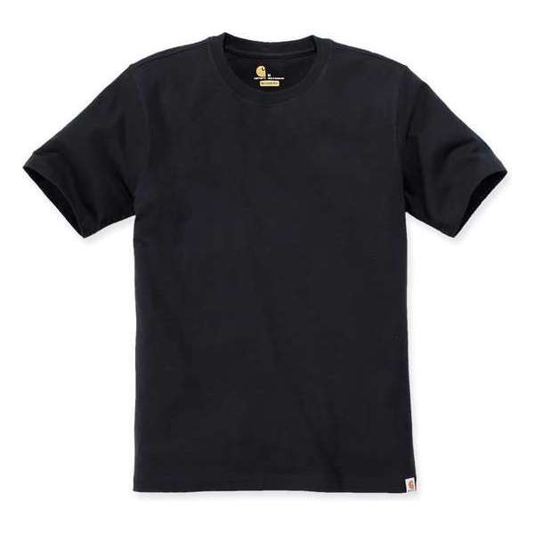 Carhartt 104264 Workwear Solid T-Shirt - Relaxed Fit - Black - L Carhartt 104264 Workwear Solid T-Shirt - Relaxed Fit - Black - L