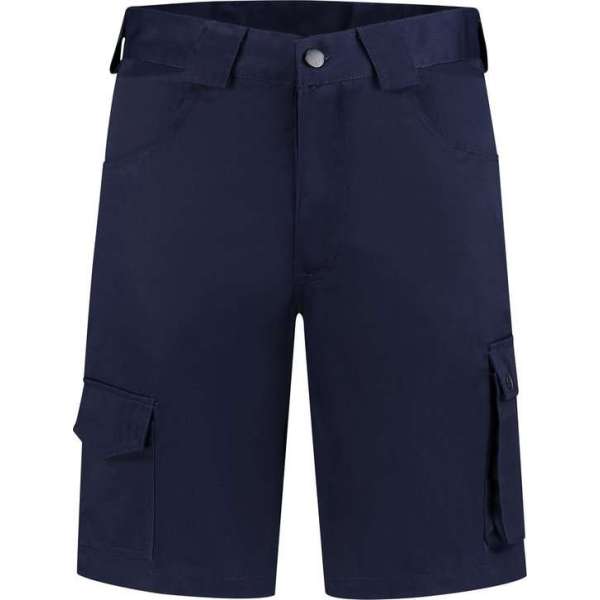 Yoworkwear Bermuda katoen/polyester navy maat 42 Yoworkwear Bermuda katoen/polyester navy maat 42