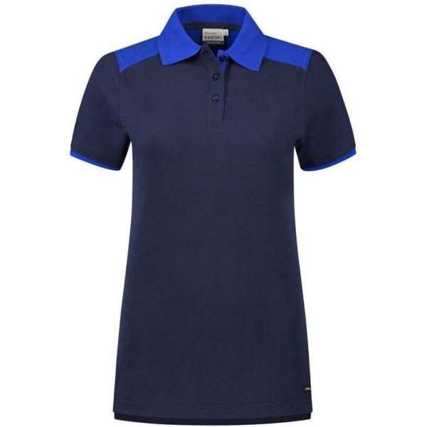 Santino Tivoli 2color Dames Polo-shirt (210g/m2) - Marine | Blauw - XL Santino Tivoli 2color Dames Polo-shirt (210g/m2) - Marine | Blauw - XL