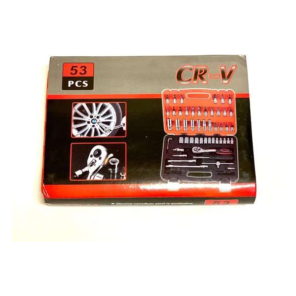 doppensleutelset 53 1/4dr.socket&bit set doppensleutelset 53 1/4dr.socket&bit set