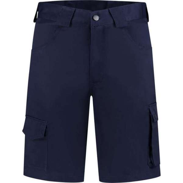 Yoworkwear Bermuda katoen/polyester navy maat 64 Yoworkwear Bermuda katoen/polyester navy maat 64