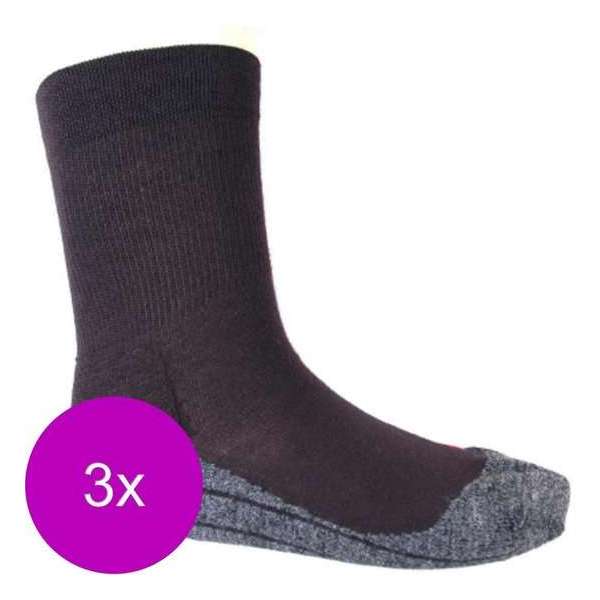 Stapp Unisex Walking Sok Zwart - Sokken - 3 x 39-42 Stapp Unisex Walking Sok Zwart - Sokken - 3 x 39-42