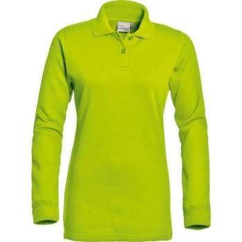 Santino Rick Dames Polo sweater lange mouw - Zwart - XXL
