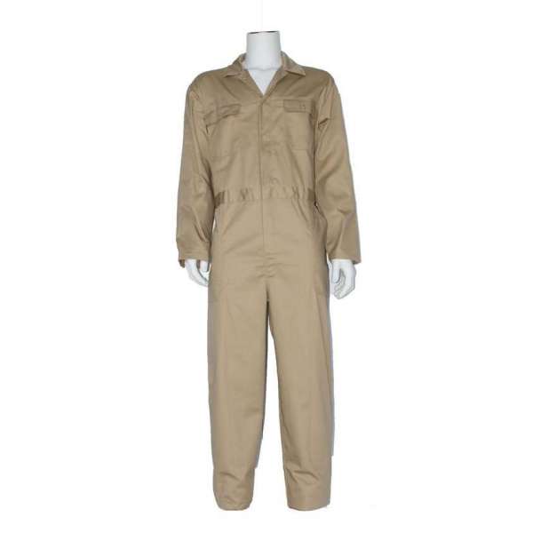 Yoworkwear Overall polyester/katoen kaki maat 55 Yoworkwear Overall polyester/katoen kaki maat 55