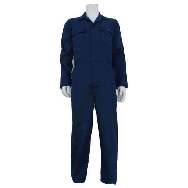 Yoworkwear Overall polyester/katoen navy maat 61 Yoworkwear Overall polyester/katoen navy maat 61