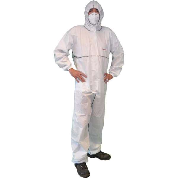 Hightec Coverall - Wegwerp overall - 5/6 - Cat III - CE- maat XXL Hightec Coverall - Wegwerp overall - 5/6 - Cat III - CE- maat XXL