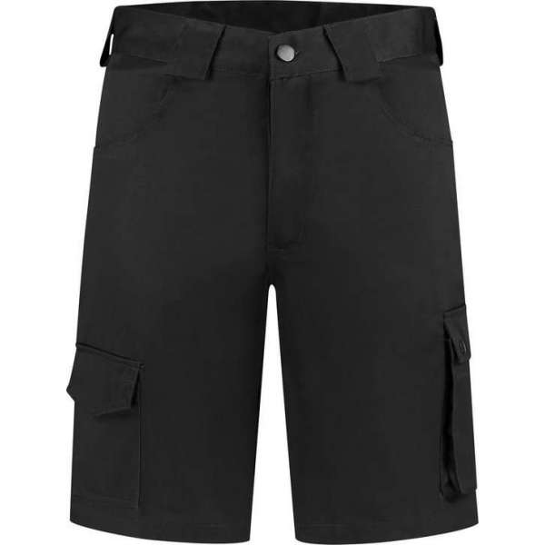 EM Workwear Bermuda / korte werkbroek katoen/polyester zwart maat 58 EM Workwear Bermuda / korte werkbroek katoen/polyester zwart maat 58