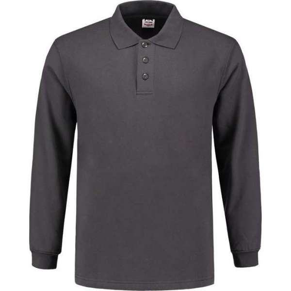 Tricorp Polosweater - Casual - 301004 - Donkergrijs - maat S Tricorp Polosweater - Casual - 301004 - Donkergrijs - maat S