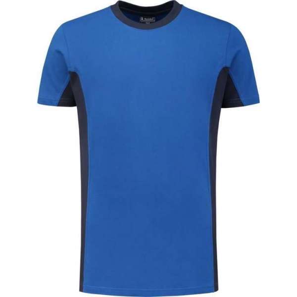 Workman T-Shirt Bi-Colour - 0404 royal blue / navy - Maat 2XL Workman T-Shirt Bi-Colour - 0404 royal blue / navy - Maat 2XL