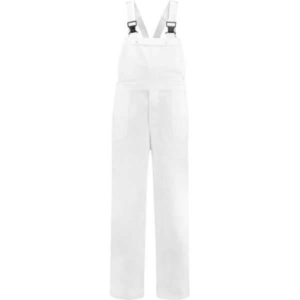 EM Workwear Tuinbroek Polyester/Katoen Wit - Maat 60 EM Workwear Tuinbroek Polyester/Katoen Wit - Maat 60