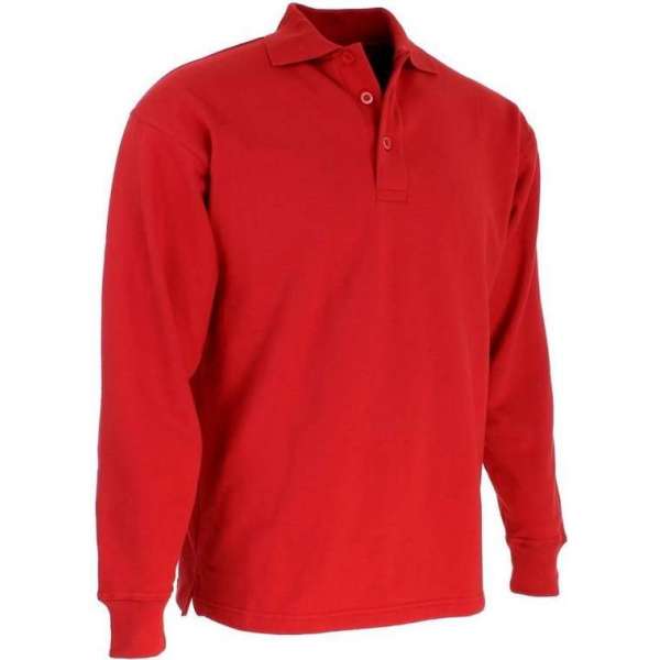 KREB Workwear® ERIK Polosweater RoodXXL KREB Workwear® ERIK Polosweater RoodXXL