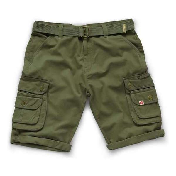 Scruffs Cargo Shorts Army Green-32 Scruffs Cargo Shorts Army Green-32