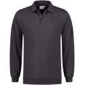 Santino Robin Polo Sweater lange mouw - Antraciet - XXXL