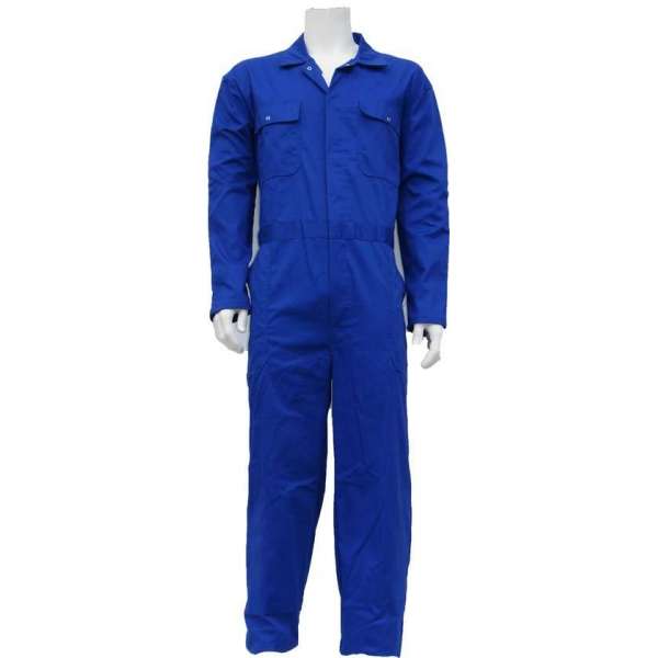 Yoworkwear Kinderoverall polyester/katoen korenblauw maat 164 Yoworkwear Kinderoverall polyester/katoen korenblauw maat 164