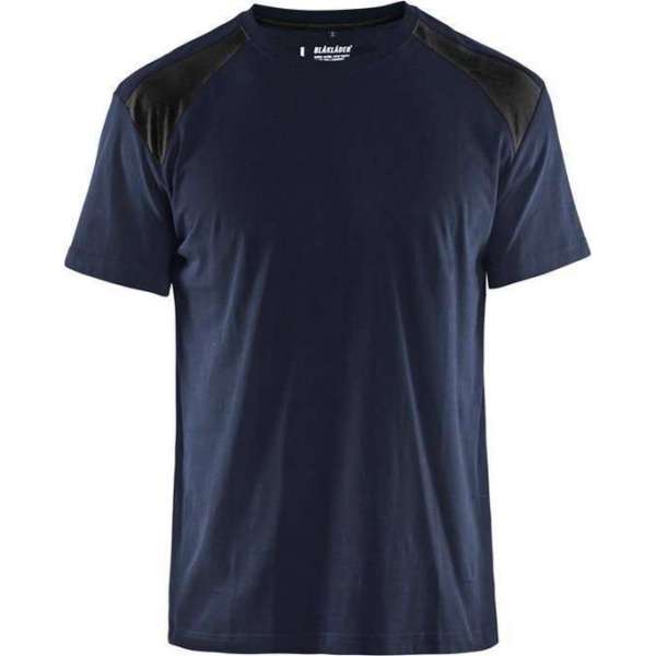 Werkshirt Blåkläder Bi-Colour Donker Marineblauw/Zwart - maat XS Werkshirt Blåkläder Bi-Colour Donker Marineblauw/Zwart - maat XS