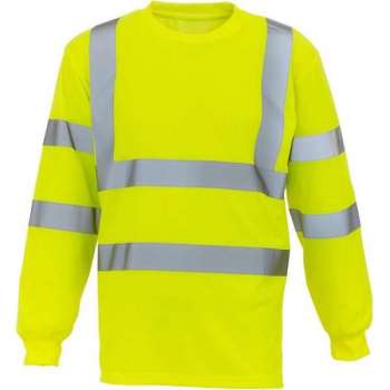 RWS T-shirt, met lange mouwen, S t/m 3XL 3XL Geel