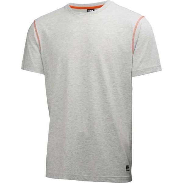 Helly Hansen Oxfort T-shirt (200gr/m2) - Grijs (melage) - XL Helly Hansen Oxfort T-shirt (200gr/m2) - Grijs (melage) - XL