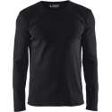 Blåkläder 3314-1032 T-shirt lange mouwen Zwart maat M