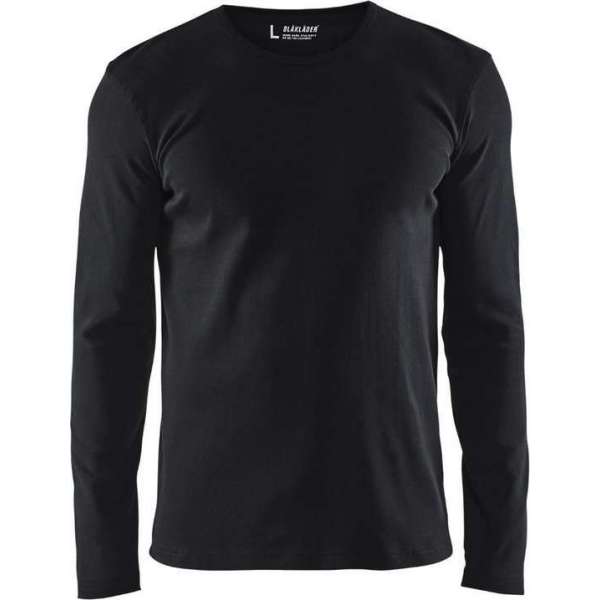 Blåkläder 3314-1032 T-shirt lange mouwen Zwart maat M Blåkläder 3314-1032 T-shirt lange mouwen Zwart maat M