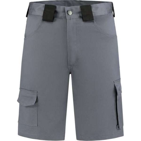 Yoworkwear Bermuda katoen/polyester grijs maat 62 Yoworkwear Bermuda katoen/polyester grijs maat 62