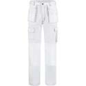 EM Workwear Schildersbroek / Werkbroek pol/kat Oxford wit maat 46