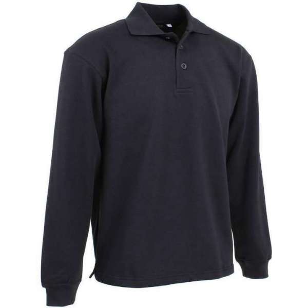 KREB Workwear® ERIK Polosweater ZwartXL KREB Workwear® ERIK Polosweater ZwartXL