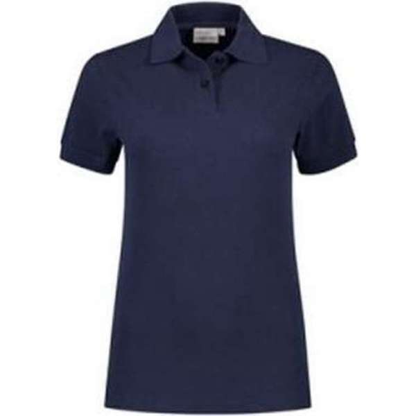Santino Ricardo Dames Polo-shirt korte mouwen - L - Bedrukking - Marine Santino Ricardo Dames Polo-shirt korte mouwen - L - Bedrukking - Marine