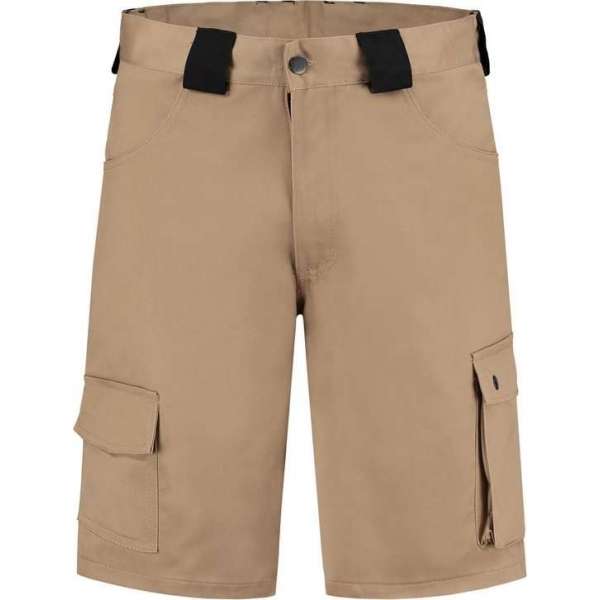 BT K_P Korte Werkbroek Khaki/ZwartNL:58 BE:52 BT K_P Korte Werkbroek Khaki/ZwartNL:58 BE:52
